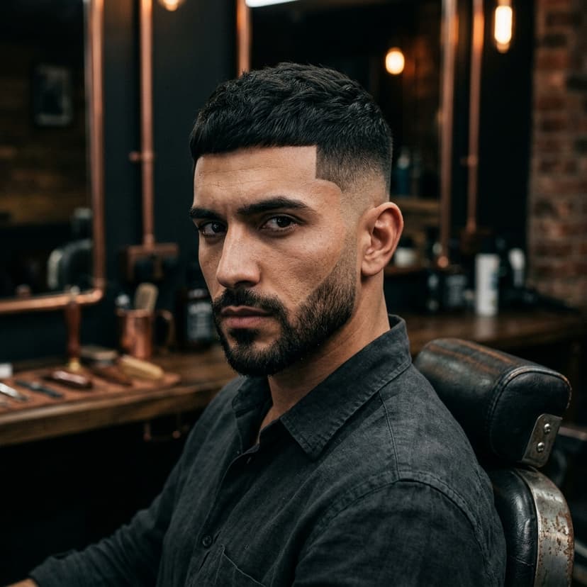 Corte fade moderno